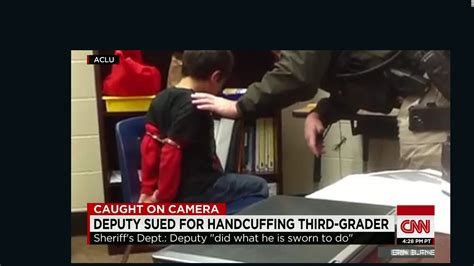 School Officer Sued For Handcuffing A Disabled Child Cnn Video