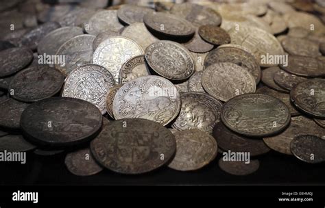 Medieval German Silver Coins Baden Wurttemberg Stock Photo Alamy