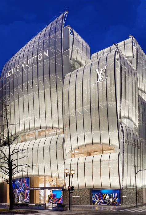 Jun Aoki Designs Exterior Of Billowing Sails For Louis Vuitton Maison