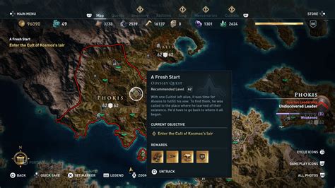 A Fresh Start Cultist Leader Assassins Creed Odyssey Walkthrough