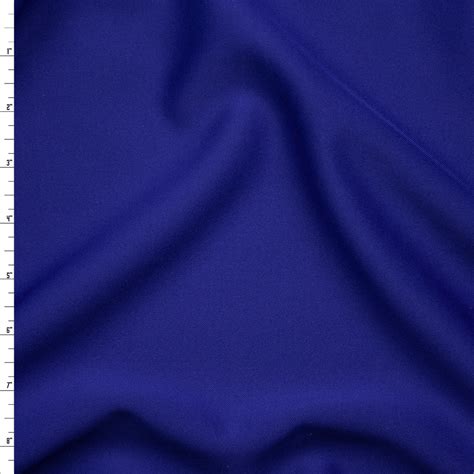 Cali Fabrics Solid Royal Blue Scuba Knit Fabric By The Yard