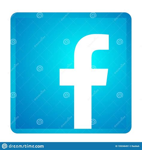 Facebook Logo Icon Vector Illustrations For Web Internet On White