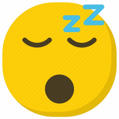 Emoji Emoticon Sleeping Face Snoring Zzz Face Icon