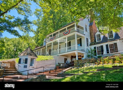 The historic 1784 Michie Tavern in Charlottesville, Virginia Stock