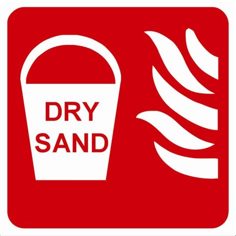 Rectangular Reflective Fire Dry Sand Safety Signage For Hospital At Rs