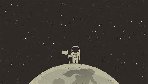 Astronaut Artist Artwork Digital Art Hd 4k Minimalism Minimalist