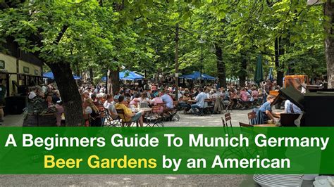 Munich Beer Garden Map Fasci Garden