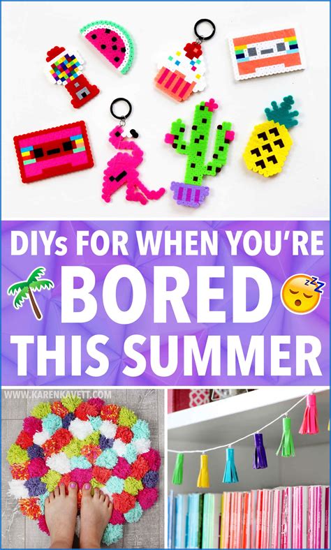 ♥ follow me on tiktok here!! Easy DIY Ideas For When You're Bored This Summer! - Karen ...