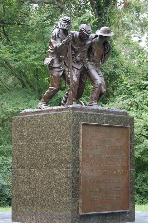 Here Is Another View Of The African American Soldiers Monument At The