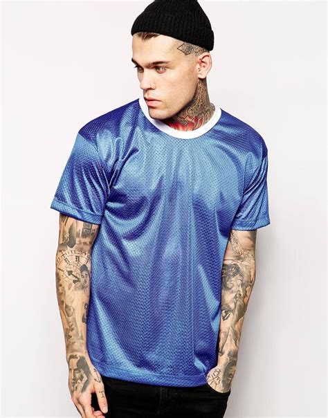 Unparalleled and unmatched to all other shopping destinations, the incredible t shirts with collars collection on the. Lyst - American Apparel Mesh T-Shirt With Contrast Collar ...