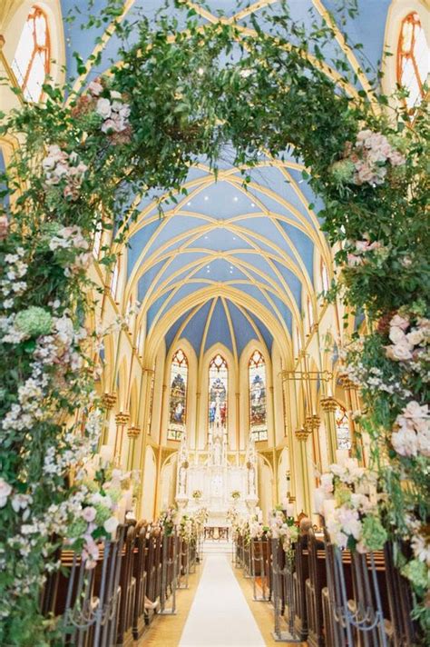 Beautiful Indoor Wedding Ceremonies And Church Wedding
