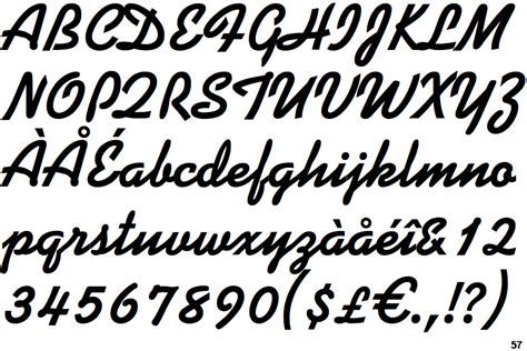 Fontscape Home Appearance Monoline Script Joined Up Sloping
