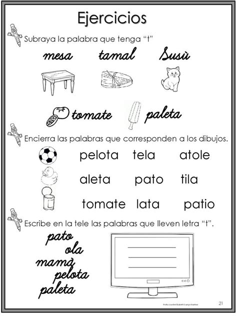 50 Ejercicios De Lecto Escritura Para Preescolar Y Primaria 010 Tarea
