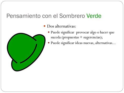 Ppt Los Seis Sombreros Para Pensar Powerpoint Presentation Free