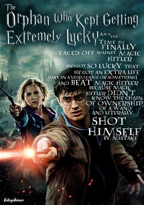 Hilarious Collection Of Honest Harry Potter Titles Tvovermind