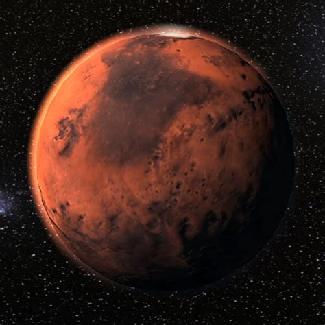 3d Fbx Mars Planet Red