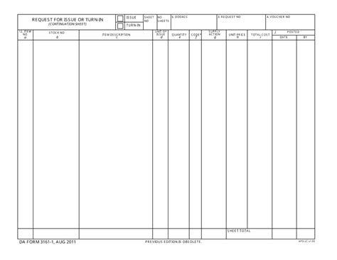 Da Form 3161 1 Fill Out Sign Online And Download Fillable Pdf
