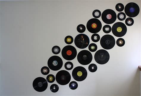 Vinyl Record As Wall Decoration Did It Myself Record Wall Decor