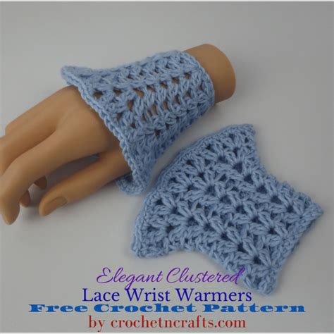 Lace Wrist Warmers Crochet Pattern Crochetncrafts