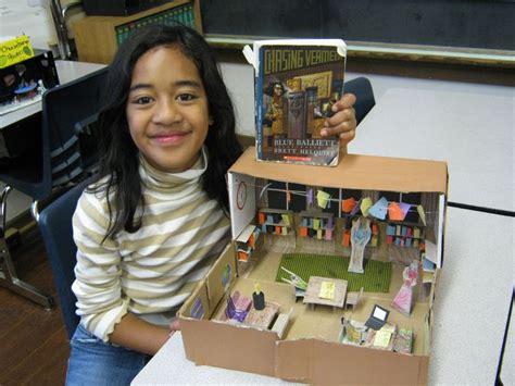 24 Best Diorama Book Reports Images On Pinterest Cardboard Paper