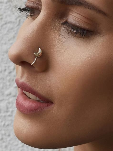 Buy Silver Classic Nose Pin Online At Theloom
