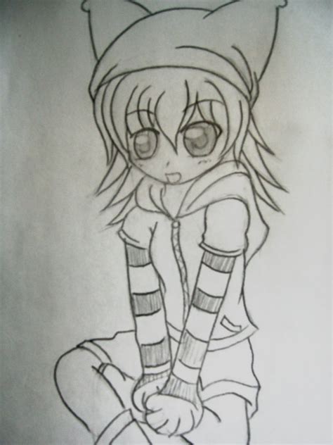 Cute Anime Girl Drawing By Fullmetalgirl1573 On Deviantart