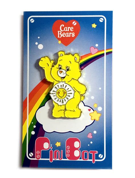 Care Bear Enamel Pin Funshine Bear Lapel Pin Hat Pin Etsy