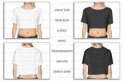 Crop Top Mock Up 4 Jpeg 4 Png Hires Images Styled Etsy