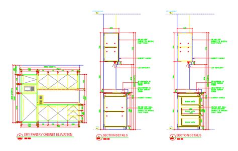 Kitchen Cabinet Section Detail Cad I Hate Being Bored