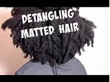 Some curly girls face problems that require more assistance than others. DETANGLING MATTED TANGLED DRY NATURAL HAIR - YouTube