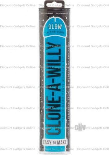 Clone A Willy Glow In The Dark Blue Home Made Sex Toy Mold Kit Dildo