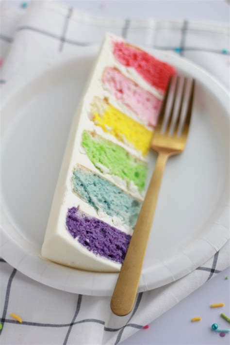 Rainbow Layer Cake Baking With Blondie