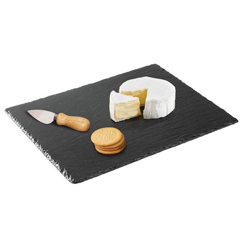 Buy Mdesign Slate Stone Gourmet Serving Platter Cheese Board