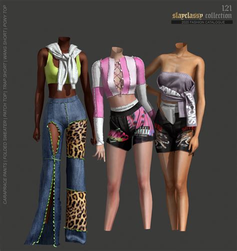 Sc121 Exclusive Slayclassy In 2023 Sims 4 Clothing Sims 4 Mods