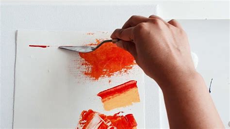 Diy How To Use Palette Knives Easy Techniques For Beginners Diy Art