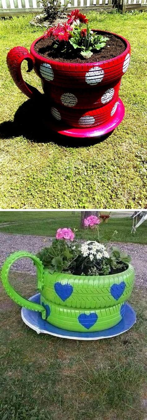 20 Best Diy Tire Planter Flower Pot Ideas And Projects For 2023 Tire
