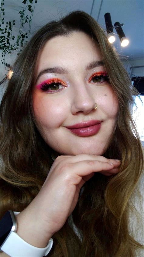 orange and pink is my favorite color combo makeupaddiction