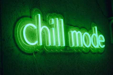 Chill Mode Neon Sign For Home Chill Out Zone Led Flex Neon