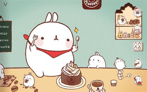 Molang Wallpaper Bunny Wallpaper Computer Wallpaper Desktop