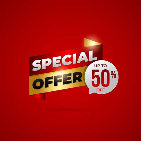 Special Offer Sale Banner Vector Besign Discount Label And Sticker For