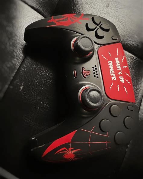 Custom Painted Miles Morales Themed Ps5 Controller Etsy