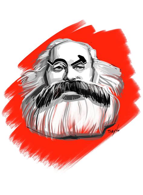Karl Marx Painting By Trayko Popov Pixels