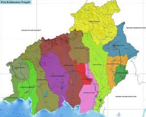 Peta Kalimantan Tengah Terbaru Gambar Hd Lengkap Dan Keterangannya
