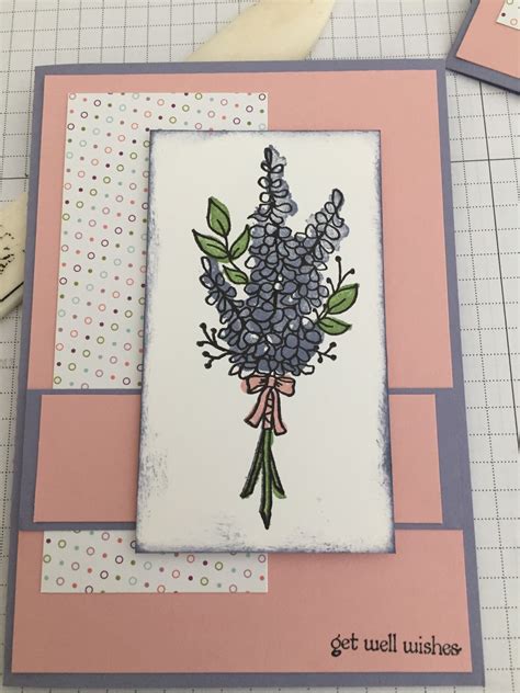 Get Well Using The Lovely Lavender Stamp Set By Stampin Up Lavender
