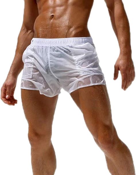 WSLCN Hommes Shorts De Bain Lightweight Shorts De Plage Sexy