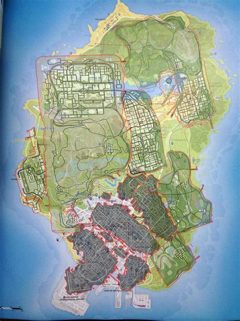 Mapa Gta V Vs Gta Iv E San Andreas Cadê O Game