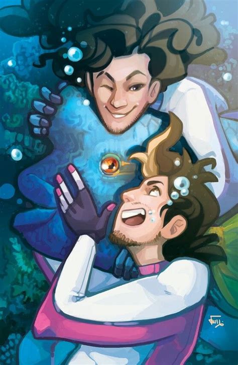 Danny And Arin In Endless Ocean Credit Goes To The Tumblr Artist Jacksepticeye