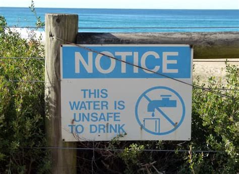 Unsafe Drinking Water Sign Photos By Canva