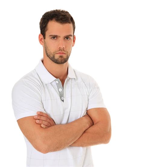 Serious Looking Young Man Stock Photo Image Of Attractive 19923506