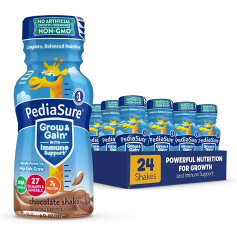 Buy Pediasuregrow And Gain With Immune Support Kids Protein Shake 27 S